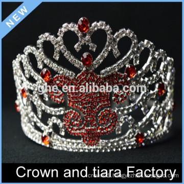 Crystal bridal hair accessories tiara, bridal head crowns